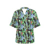 Cactus Watercolor Style Print Women's Hawaiian Shirt