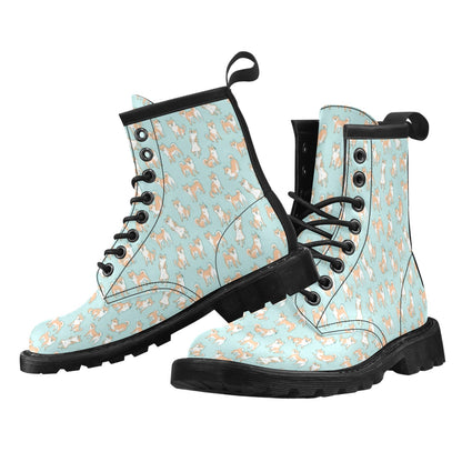 Shiba Inu Print Design LKS304 Women's Boots