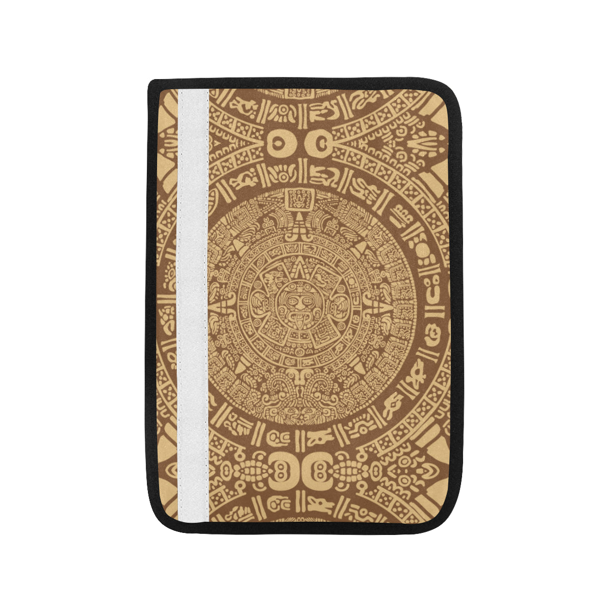 Mayan Pattern Print Design 01 Car Seat Belt Cover
