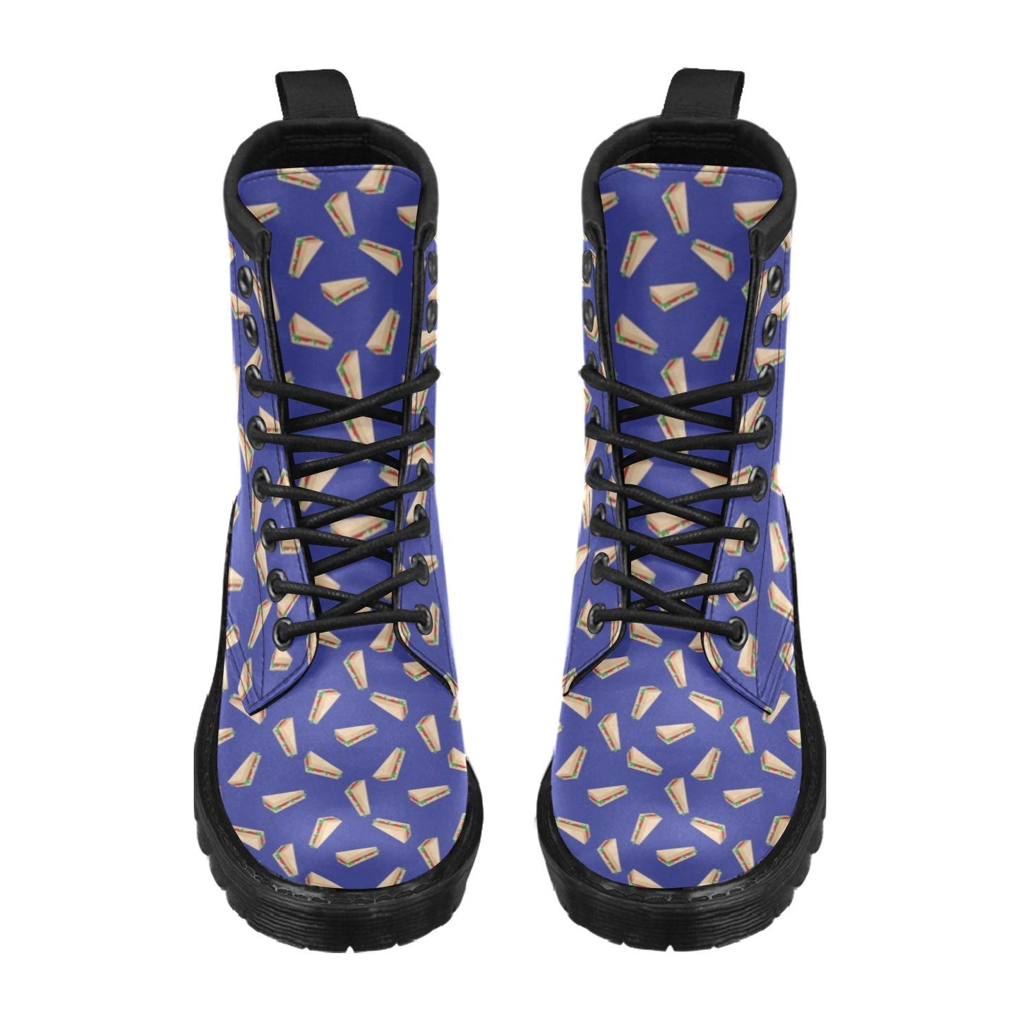 Sandwich Print Design LKS303 Women's Boots