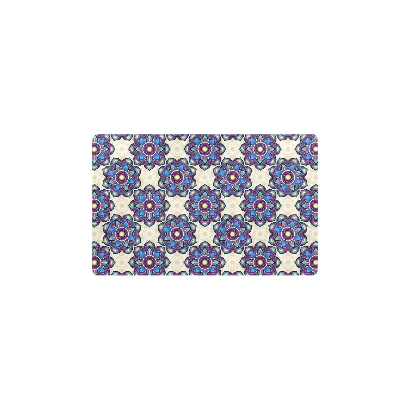 lotus Boho Pattern Print Design LO08 Kitchen Mat