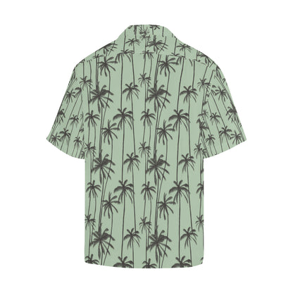 Palm Tree Pattern Print Design A04 Men's Hawaiian Shirt