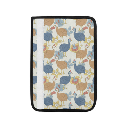 Guinea Fowl Pattern Print Design 01 Car Seat Belt Cover