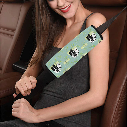 Panda Pattern Print Design A03 Car Seat Belt Cover