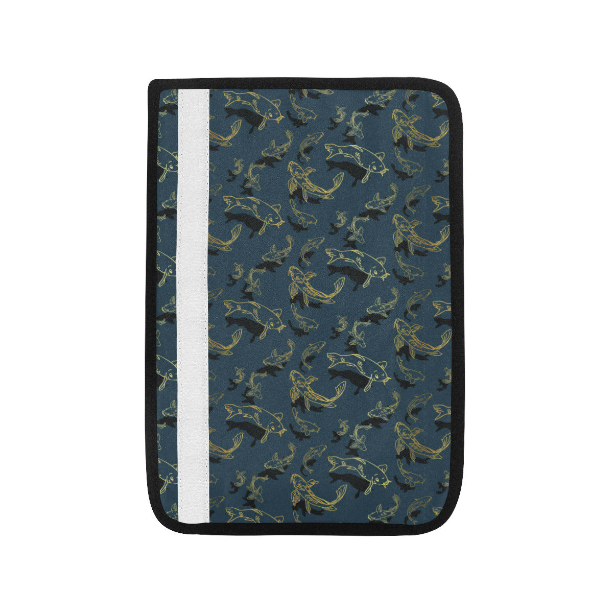 Koi Carp Gold Design Themed Print Car Seat Belt Cover