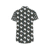 Chicken Pattern Print Design 06 Men's Short Sleeve Button Up Shirt