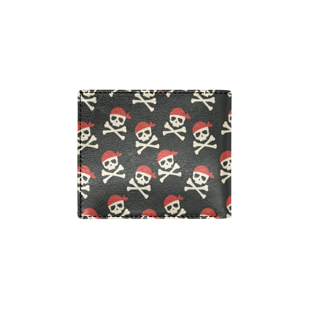 Pirate Pattern Print Design A04 Men's ID Card Wallet