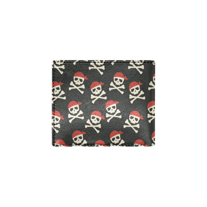 Pirate Pattern Print Design A04 Men's ID Card Wallet