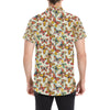 Butterfly Pattern Print Design 02 Men's Short Sleeve Button Up Shirt