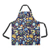 Beach Themed Pattern Print Design 04 Apron with Pocket