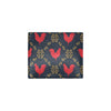 Rooster Pattern Print Design A02 Men's ID Card Wallet