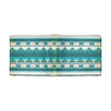 Blue Tribal Aztec Men's ID Card Wallet