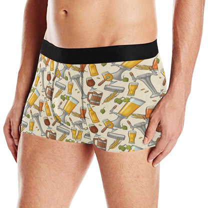 Beer Pattern Print Design 05 Men's Boxer Briefs