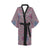 Boho Pattern Print Design 05 Women's Short Kimono