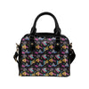 80s Pattern Print Design 3 Shoulder Handbag