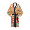 Navajo Pattern Print Design A01 Women's Short Kimono