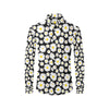 Daisy Pattern Print Design 01 Men's Long Sleeve Shirt