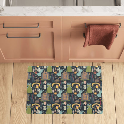 Creepy Halloween Print Design LKS304 Kitchen Mat
