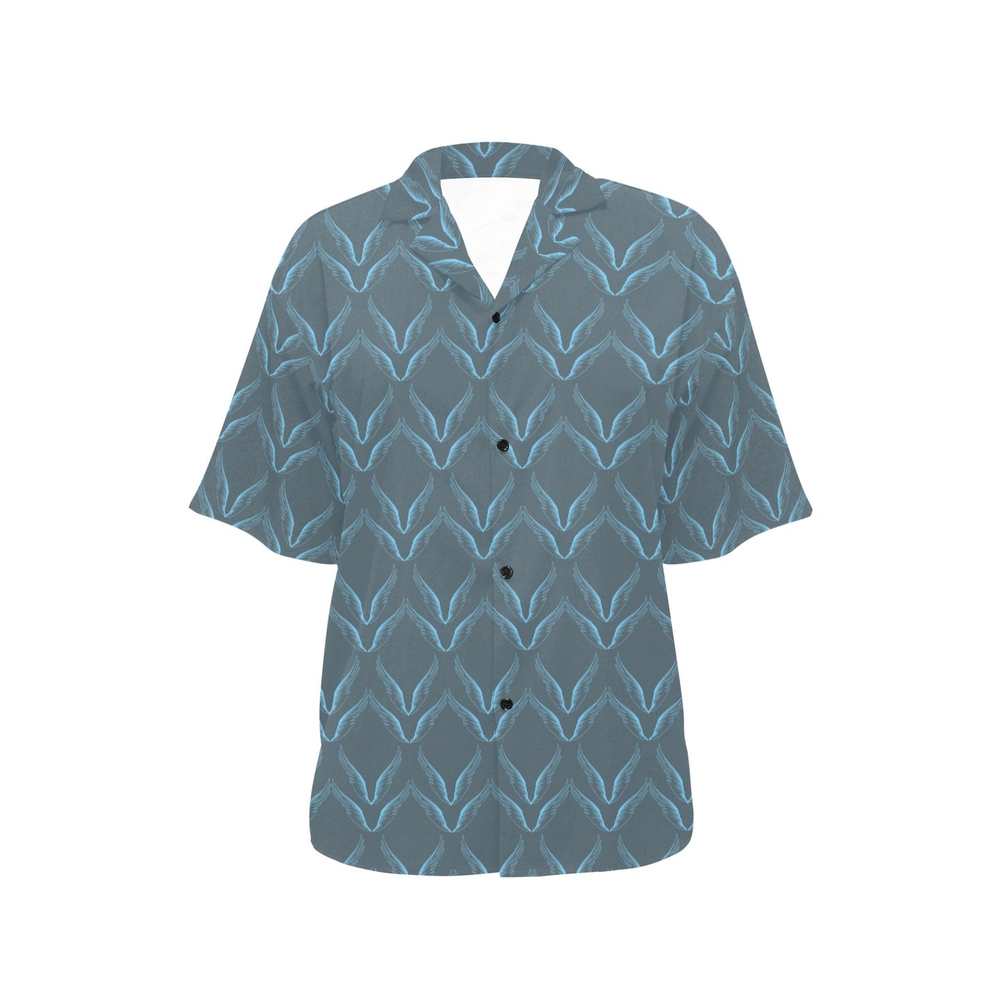 Angel Wings Pattern Print Design 04 Women's Hawaiian Shirt