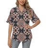 Medallion Pattern Print Design 01 Women's Hawaiian Shirt