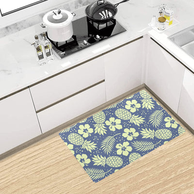 Pineapple Pattern Print Design PP07 Kitchen Mat