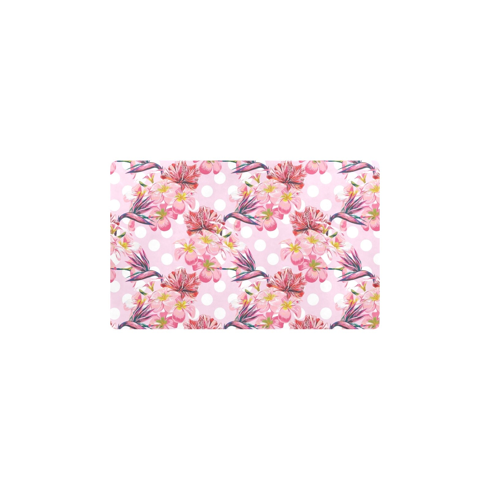 Bird Of Paradise Pattern Print Design BOP011 Kitchen Mat