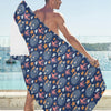 Snail Print Design LKS402 Beach Towel 32" x 71"