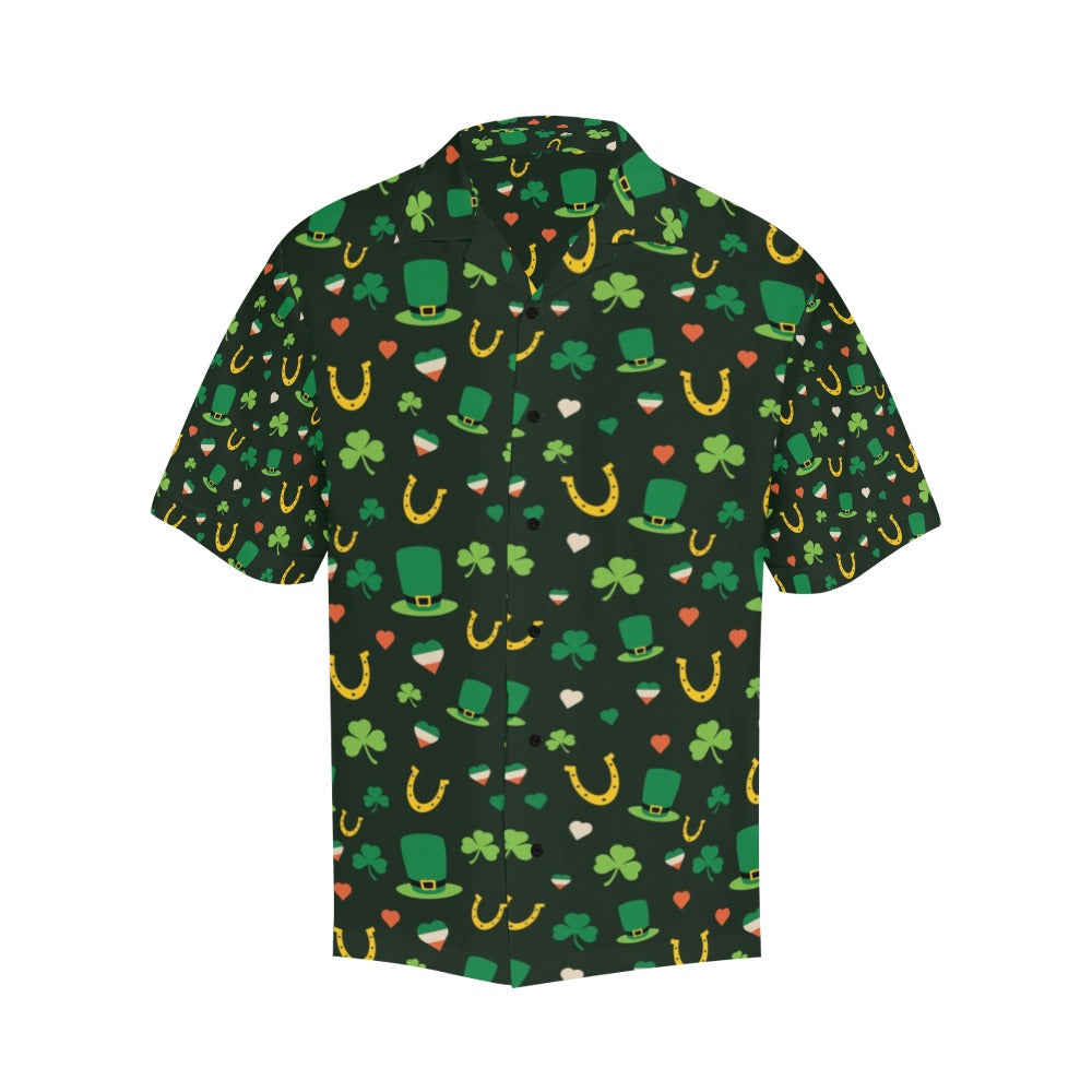Shamrock Print Design LKS308 Men's Hawaiian Shirt