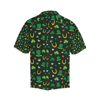 Shamrock Print Design LKS308 Men's Hawaiian Shirt