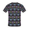 Skull 3D Colorful Print Design LKS309 Men's All Over Print T-shirt