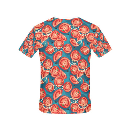 Tomato Print Design LKS301 Women's  T-shirt