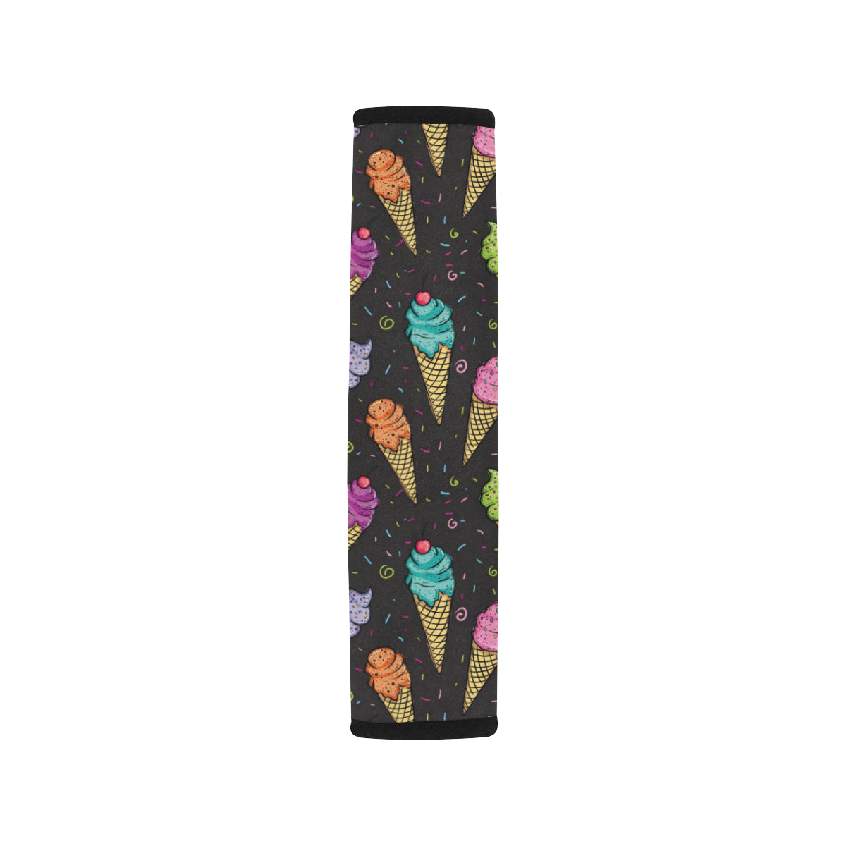 Ice Cream Pattern Print Design IC06 Car Seat Belt Cover