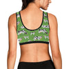 Cow Happy Print Pattern Sports Bra