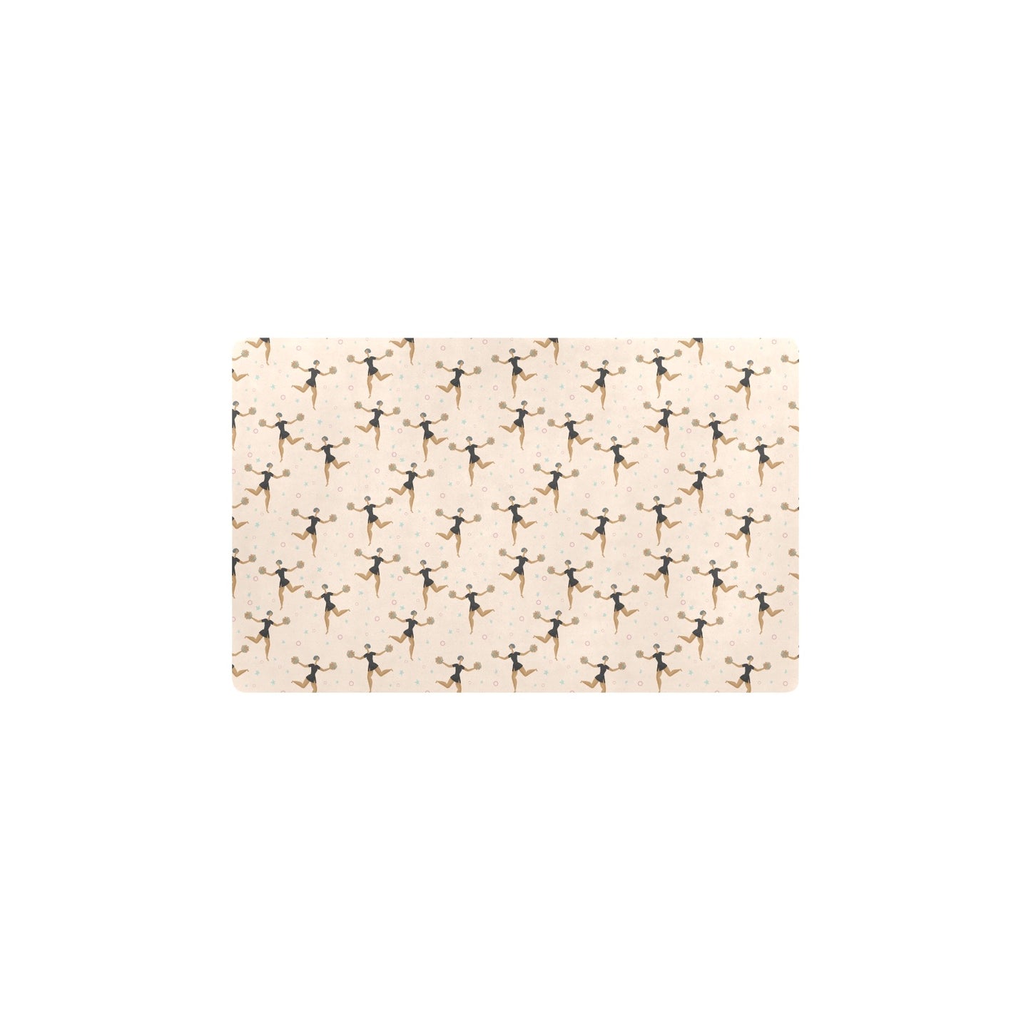Cheerleader Pattern Print Design 03 Kitchen Mat