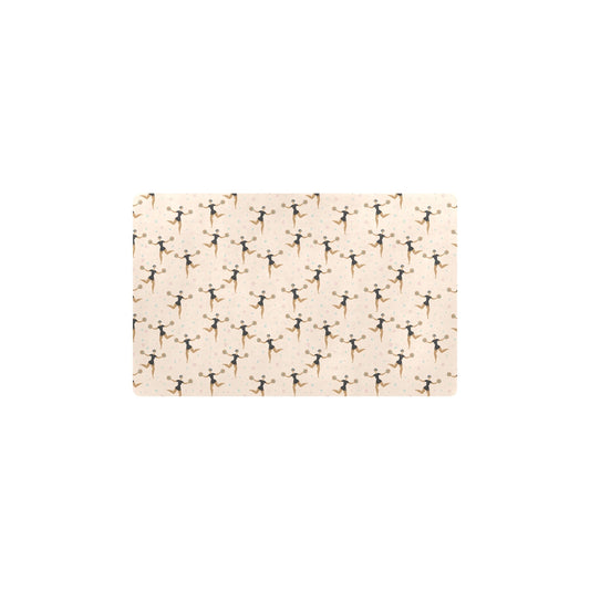 Cheerleader Pattern Print Design 03 Kitchen Mat