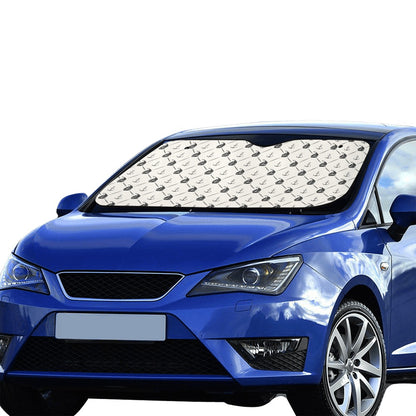 Sailboat Print Design LKS302 Car front Windshield Sun Shade