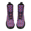 kaleidoscope Purple Orange Print Design Women's Boots