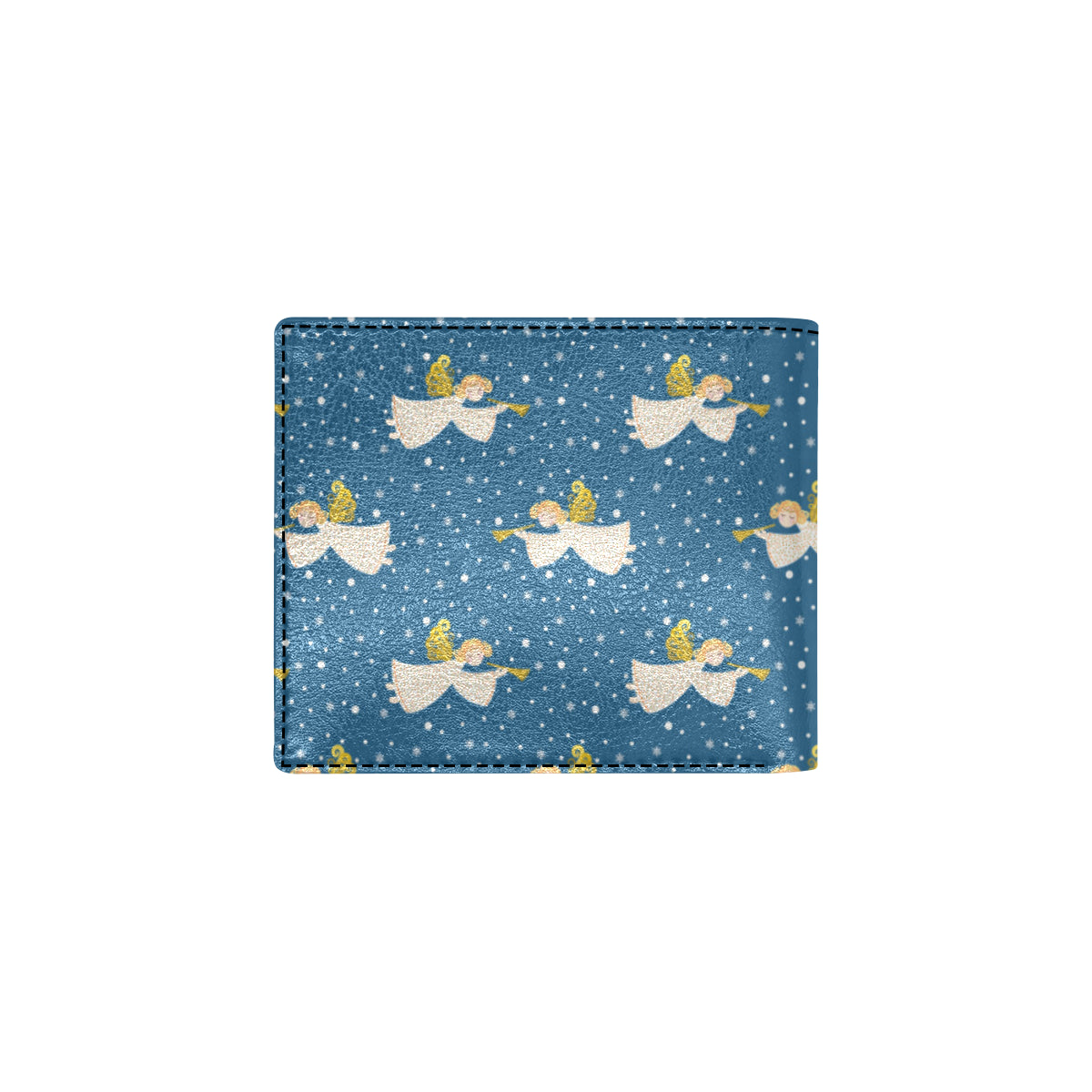Angel Pattern Print Design 08 Men's ID Card Wallet