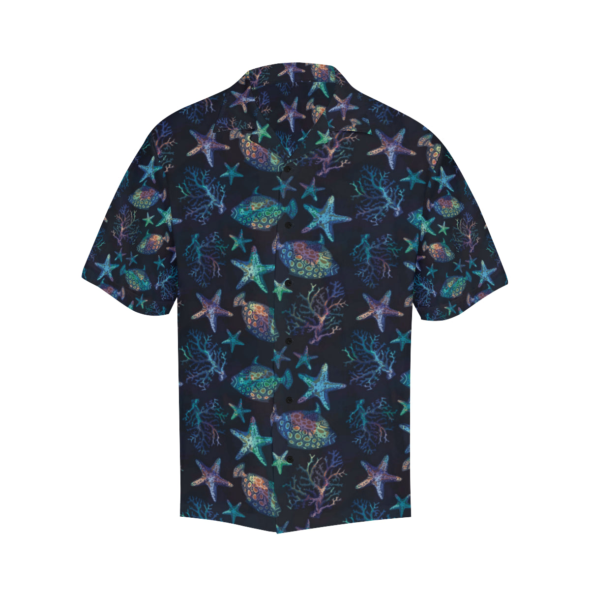 Starfish Pattern Print Design 01 Men's Hawaiian Shirt