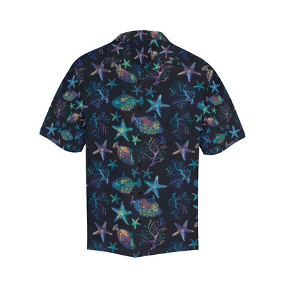 Starfish Pattern Print Design 01 Men's Hawaiian Shirt