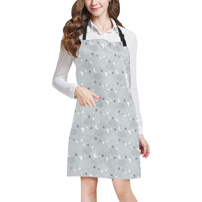 Cloud  Pattern Print Design 04 Apron with Pocket
