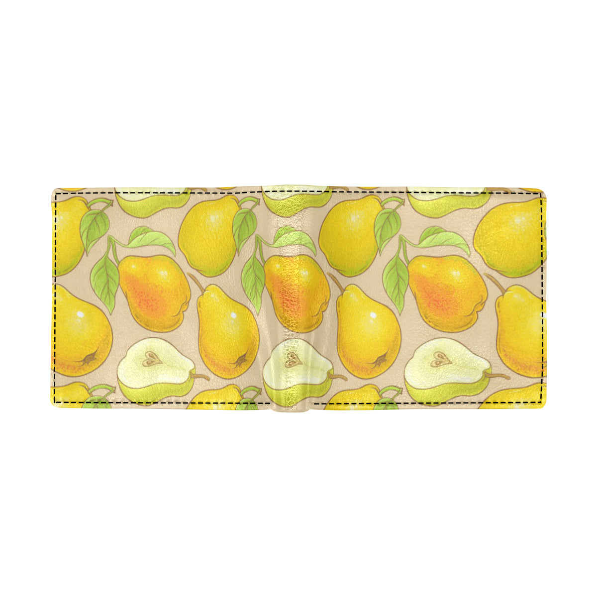 Pear Pattern Print Design PE05 Men's ID Card Wallet