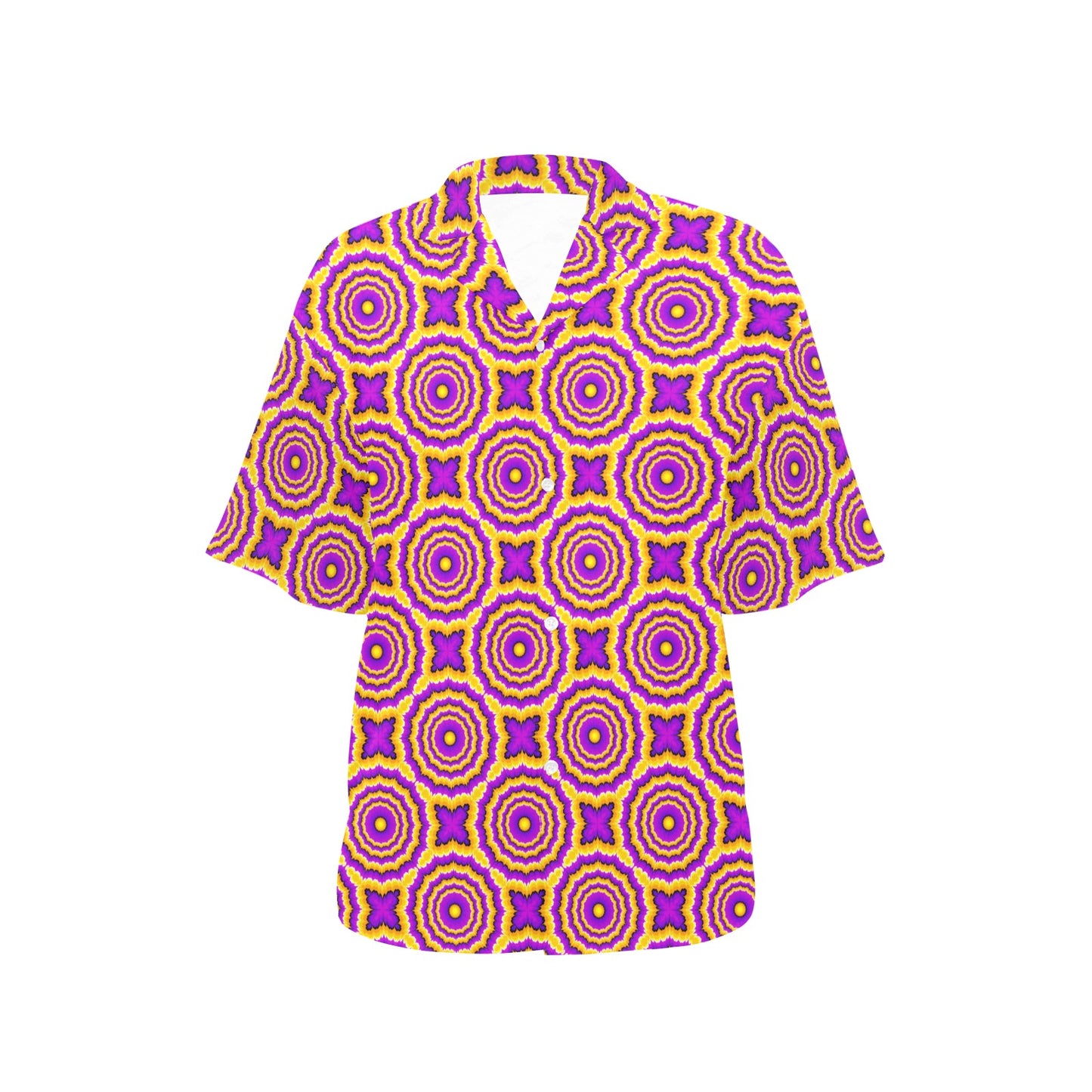 Optical illusion Expansion Women's Hawaiian Shirt
