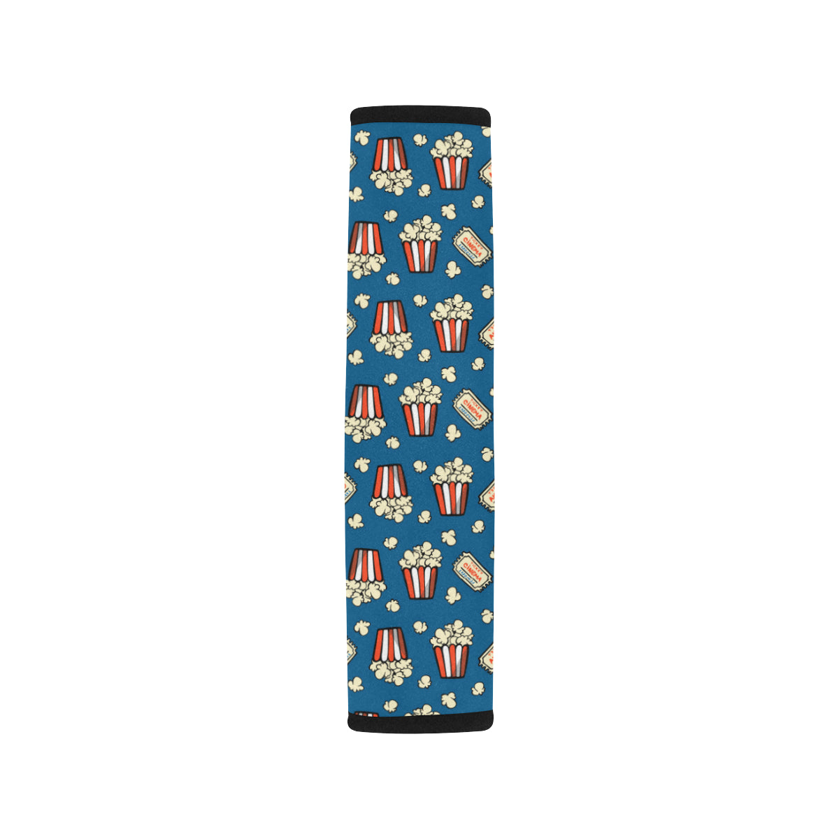 Popcorn Pattern Print Design A03 Car Seat Belt Cover