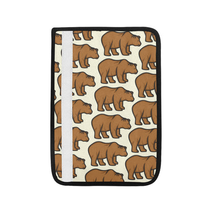 Bear Pattern Print Design BE05 Car Seat Belt Cover