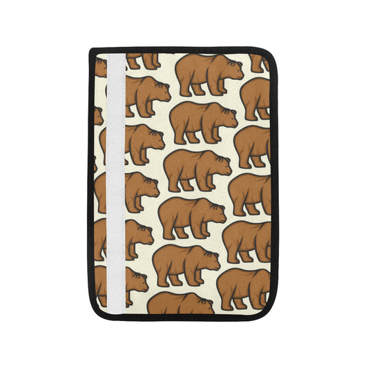 Bear Pattern Print Design BE05 Car Seat Belt Cover