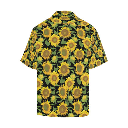 Sunflower Print Design LKS302 Men's Hawaiian Shirt