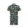 Gold Sun Moon Face Men's Romper