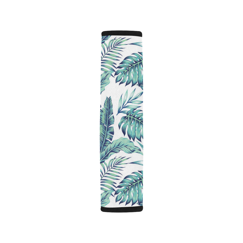 Pattern Tropical Palm Leaves Car Seat Belt Cover