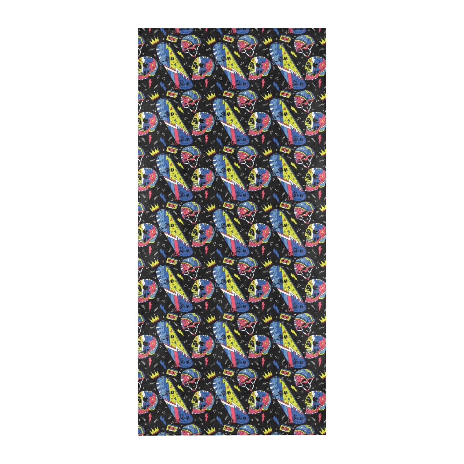 Skateboard Print Design LKS304 Beach Towel 32" x 71"